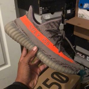SOLAR RED YEEZY BOOST 350 US 7 1/2 F 40 2/3 UK 7